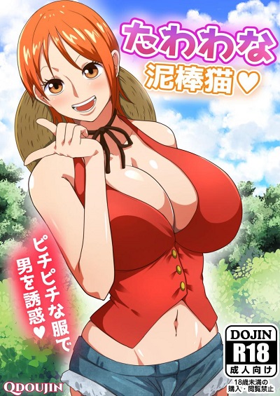 โจรสลัดขโมยเวอร์จิ้น [Q Doujin] Tawawa na Dorobouneko A Busty Thief (One Piece)