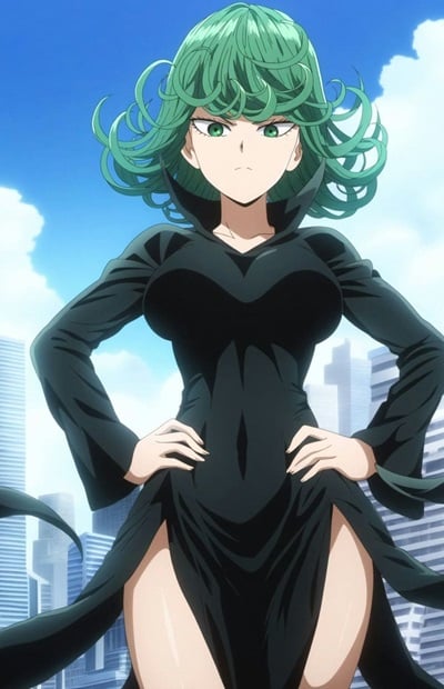 ทัตสึมากิพายุทอร์นาโดแห่งความหวาดกลัว [AI Generated] Tatsumaki the Tornado of Terror