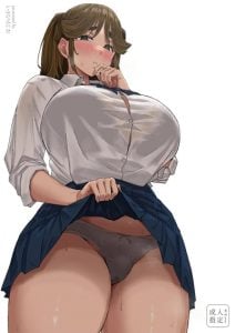 เพราะว่าเธอปฏิเสธไม่เป็นนี่นา [Uniyaa (Ikinari Mojio)] Hatsuiku ga Yokute Oshi ni Yowai Osananajimi